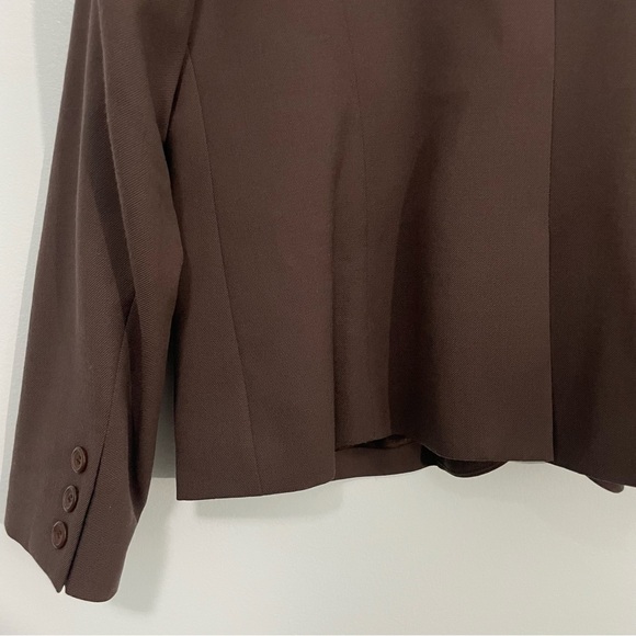 Pendleton Vintage Brown Wool Blazer 14P - Picture 8 of 12